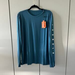 Men's YoungLA 424 Zephyr Compression Long Sleeves, XL, NWT, Teal